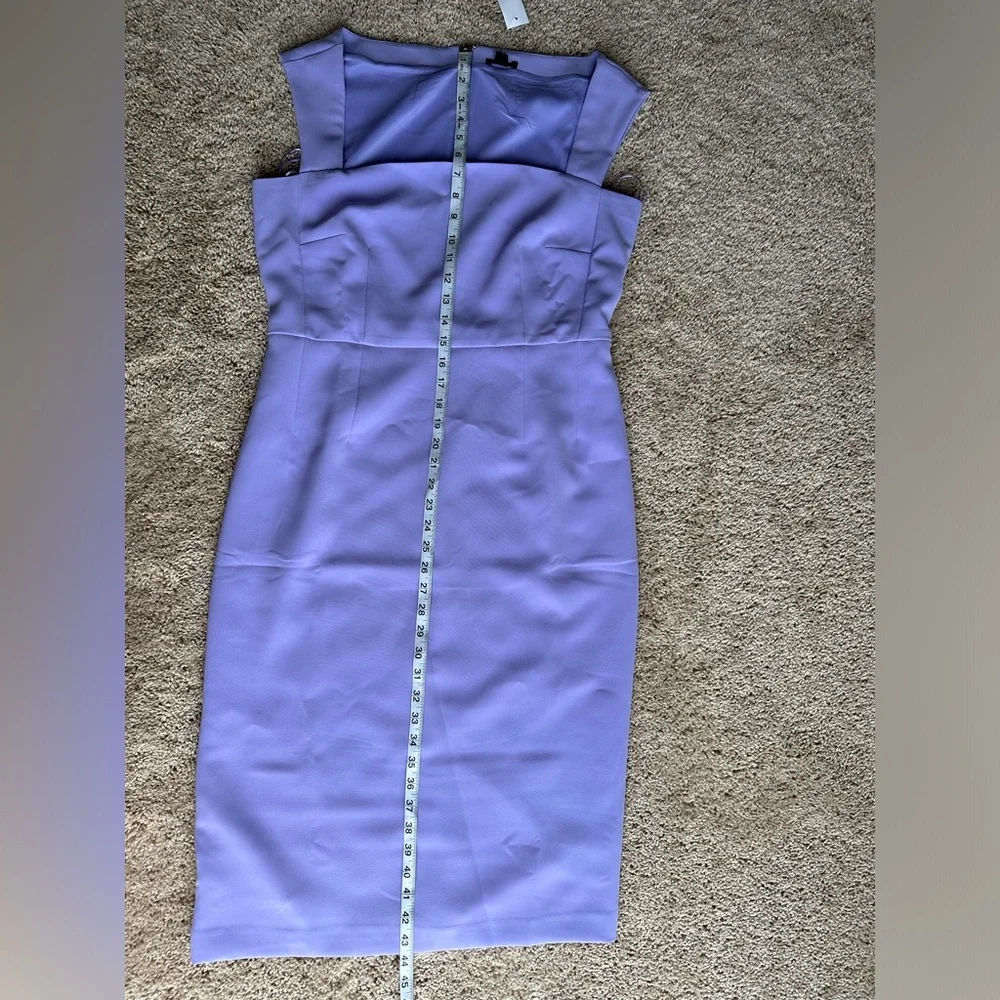 New Ann Taylor Lavender Square Neck Dress - Picture 13 of 14
